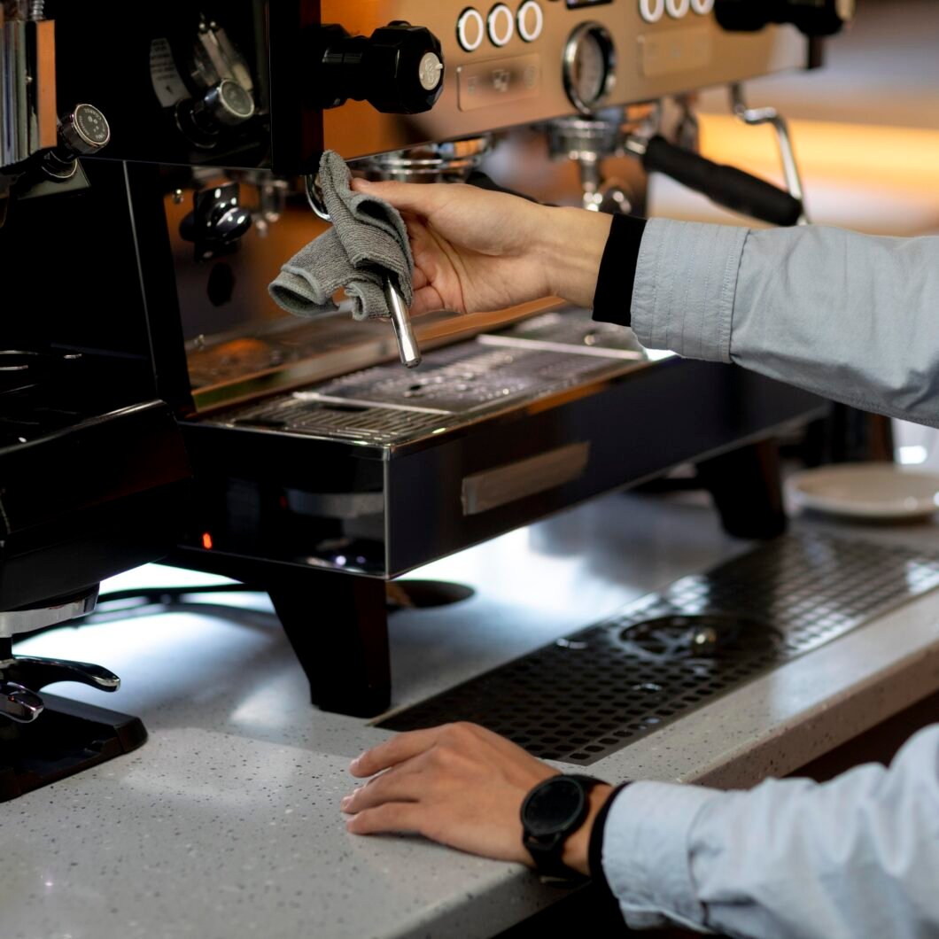 close-up-hand-cleaning-coffee-machine